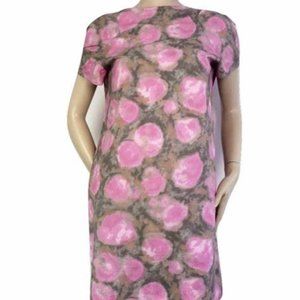 MARNI  Pink floral cotton sack dress size 42